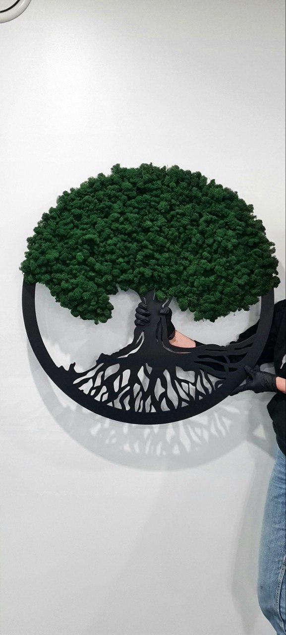 Tree of Life made of stabilized moss