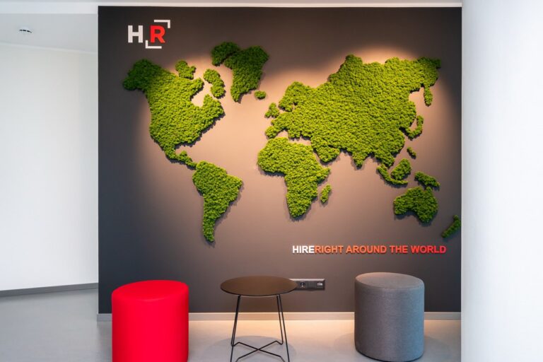 Maa kujutis stabiliseeritud samblast